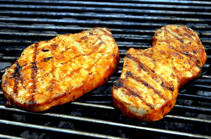 grilled pork chop